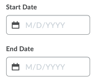 Assignment Start and End Dates