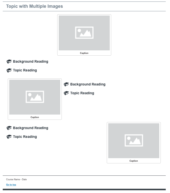 Black Grey Lines Template Topic with Multiple Images