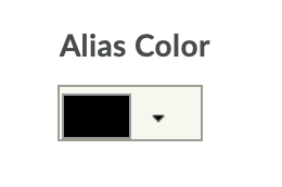 Chat Alias Color Black