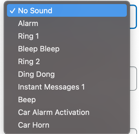 Chat Sound options