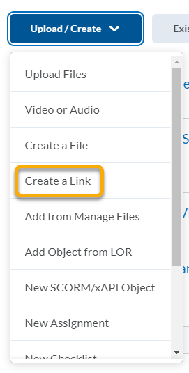create a link