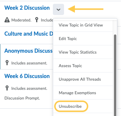 Discussion Unsubscribe from Topic