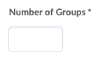 Group Number of Groups