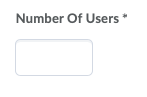 Group Number of Users