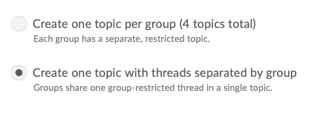 Group topic type