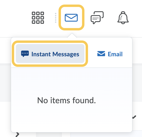 Instant Messages from Message Alerts