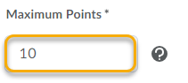 Maximum Points Bonus