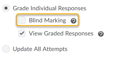 Quiz Blind Marking