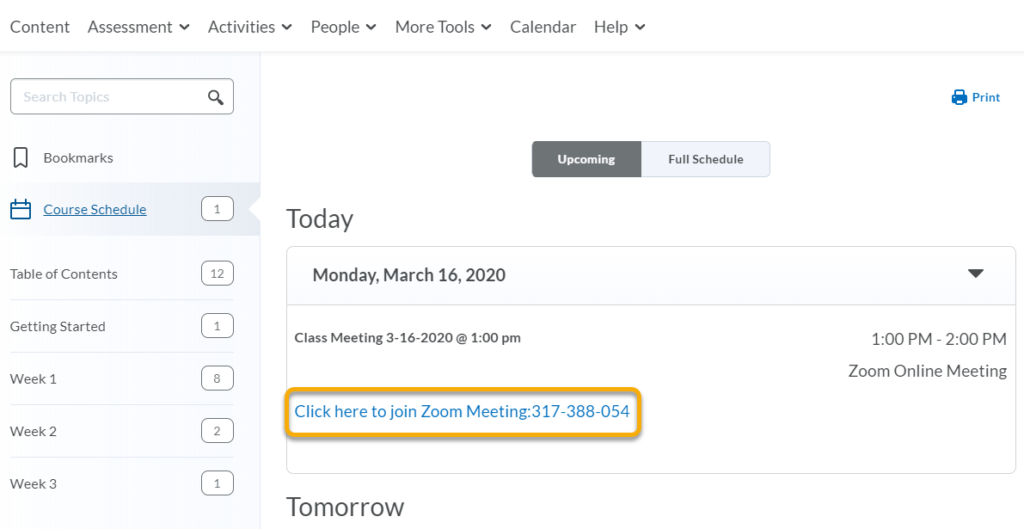 click here to join zoom meeting - in course schedule